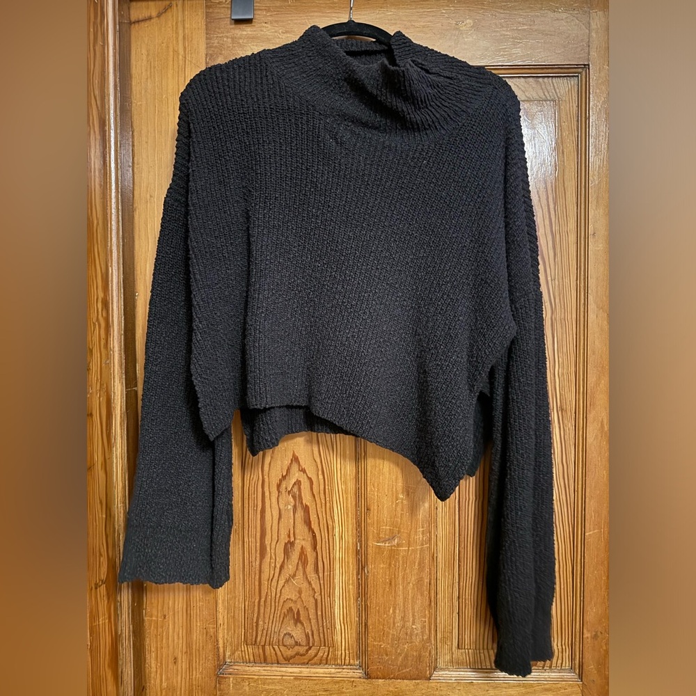 Honey punch turtle neck black sweater
